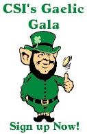 Leprecan image for Gaelic Gala Event